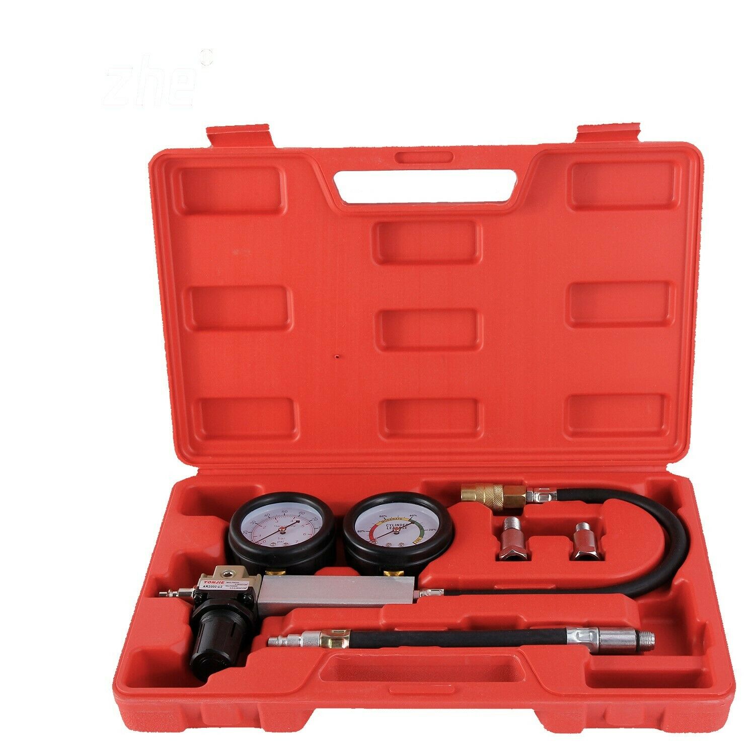 Cylinder leak down tester compression leakage detector kit petrol ...