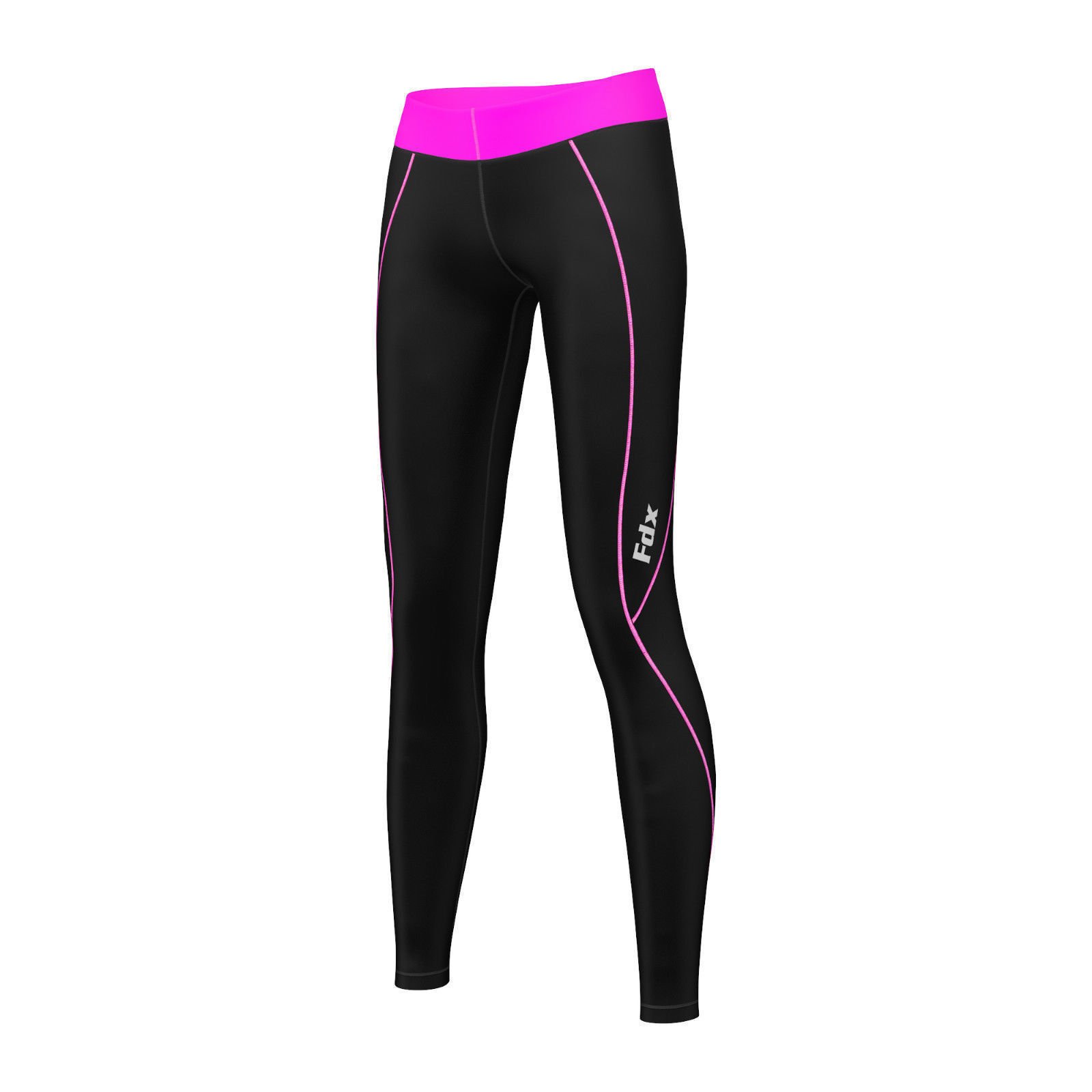 FDX Womens Compression Base Layer Tights, Pants,Skins Fitness, Running ...